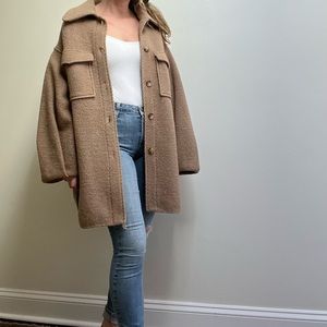 H&M – Wool Blend Shacket